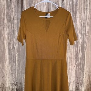 Mustard yellow dress